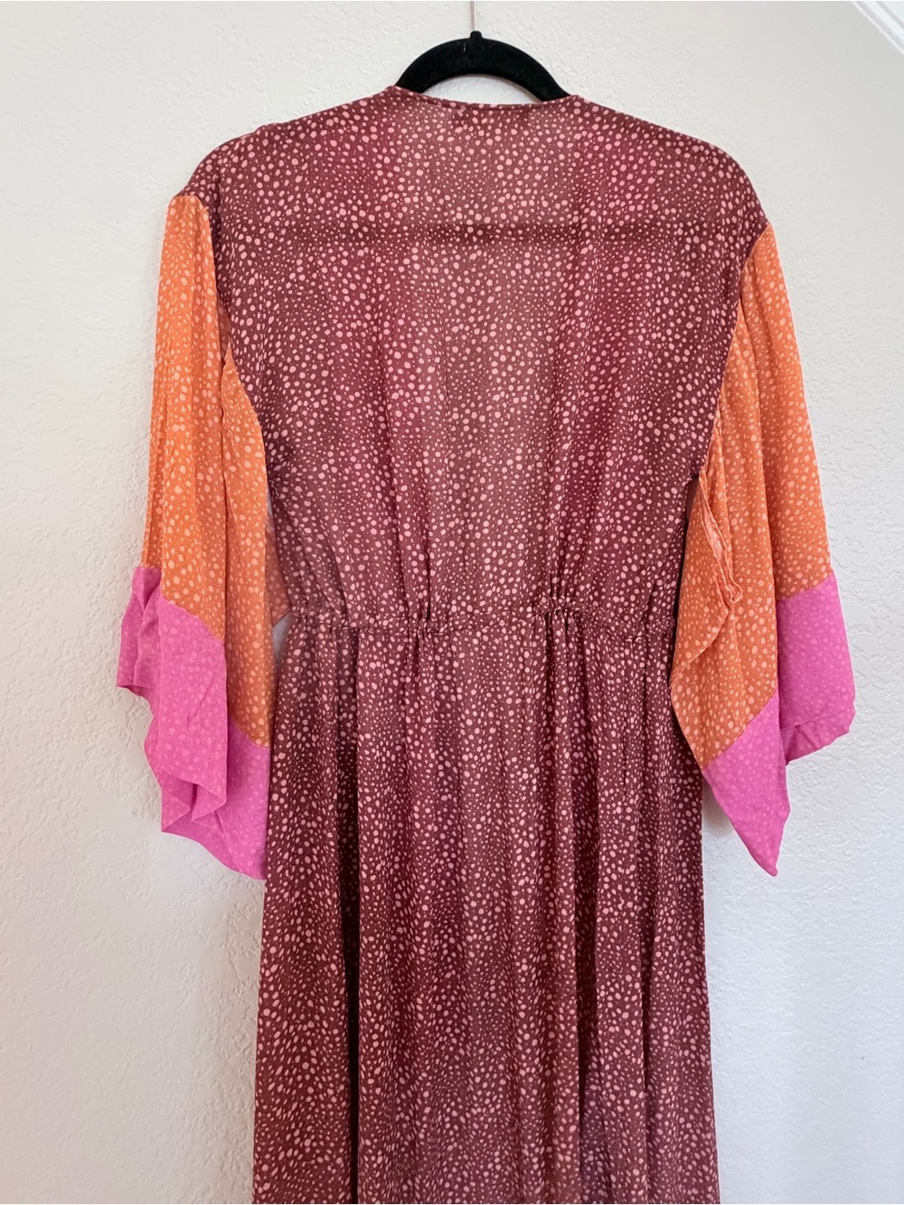 ViX Paula Hermanny Anni Long Coverup Kimono– Size S | Colorblock - Picture 7 of 8
